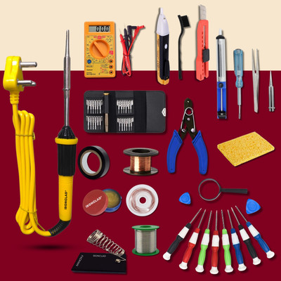 Ironclad Pro 21-in-1 Mobile Soldering Master Kit 25 W Simple(Flat Tip)