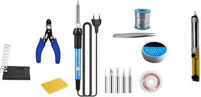 VMTRONIX Heavy Duty 60W Soldering Iron Kit | Heavy Duty & Multifunctional | 60 W Temperature Controlled(Pointed Tip)