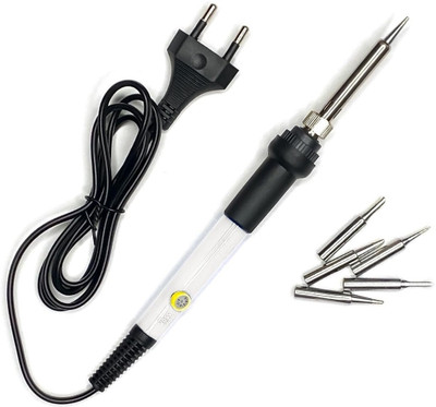 GoodsBazaar 200-450°C 60 Watt SL-908 Adjustable Temperature Controlled Soldering Iron 60 W Temperature Controlled(Conical Tip)