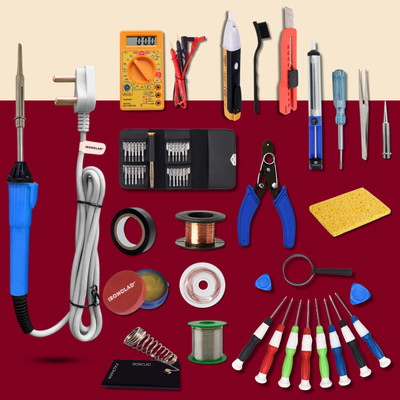 Ironclad Pro 21-in-1 Mobile Soldering Master Kit 25 W Simple(Flat Tip)
