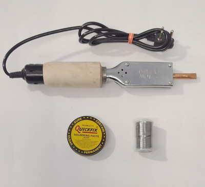 vtronix SOL 240 WATT WITH SOLDER WIRE AND PASTE 240 W Simple(Round Tip)