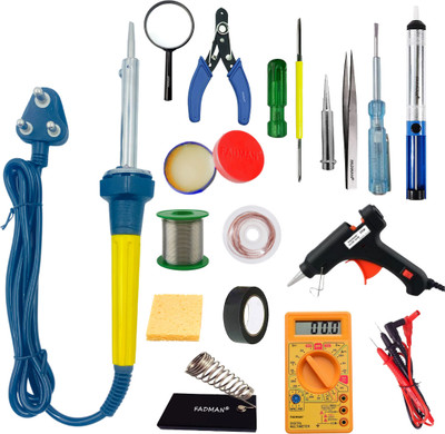 FADMAN Combo Pack of 16 Soldering Iron 60 W Simple(Flat Tip)