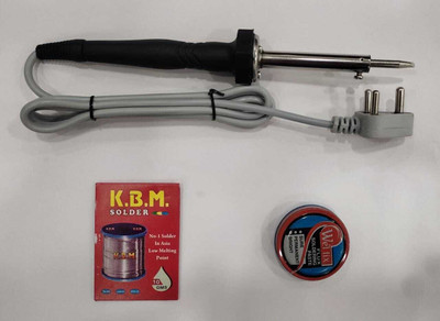 MEHTA TRADERZ SOLDERING IRON WITH WIRE AND PASTE 60 W Simple(Conical Tip)