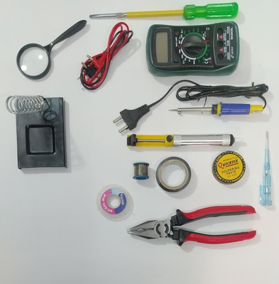 vtronix SOL 8 WATT KIT PACKOF12 (WITH 830L MULTIMETER 8 W Simple(Flat Tip)