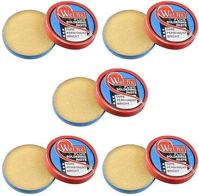 MEHTA TRADERZ High-Quality Rosin-Rich Welfix Soldering Flux Paste for PCB & BGA Repairing | 0 W Simple(Round Tip)