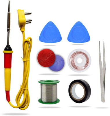 FADMAN FDSLGIRN7IN1 Beginners 25W Complete Combo Kit Economy Soldering Iron Kit 25 W Simple(Flat Tip)