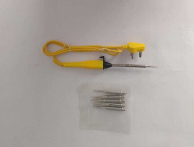vtronix SOL YEL IRON WITH 5 BITS 25 W Simple(Round Tip)