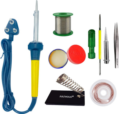 FADMAN Combo Pack of 8 Soldering Iron 60 W Simple(Flat Tip)