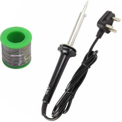 FADMAN SOLDERING IRON WITH SOLDER WIRE 60 W Simple(Flat Tip)