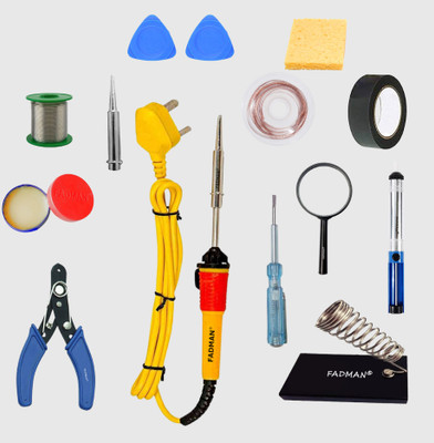 FADMAN SOLDERING KIT WITH MOBILE OPENER TY-3 PACK OF 13 25 W Simple(Flat Tip)