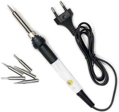 Mcare 220V Soldering Iron for SMD Rework Station, Mobile Repairing & with Extra 5 Bits 60 W Temperature Controlled(Pointed Tip)