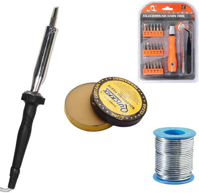 VMTRONIX 125 W TOUND IRON WITH 21 IN ONE SCREWDRIVER SET 125 W Simple(Round Tip)