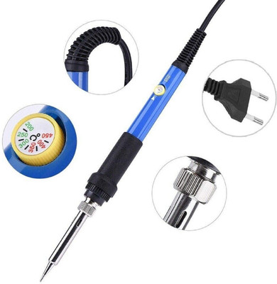 GoodsBazaar Adjustable Soldering Iron with Temperatures 60W (Without Bits) 60 W Temperature Controlled(Pointed Tip)