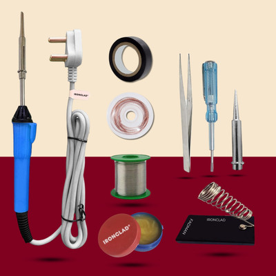 Ironclad Pro 9-in-1 Mobile Soldering Master Kit 25 W Simple(Flat Tip)