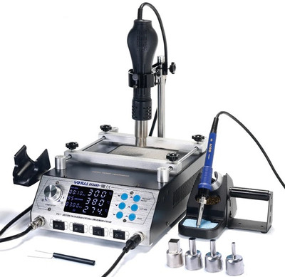 PBSS YIHUA 853AAA+ Digital SMD BGA Rework Soldering Station, 1200 W Temperature Controlled(Round Tip)