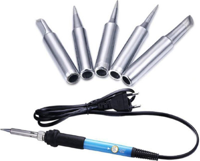 GoodsBazaar Adjustable Temperature Soldering Iron Kit Set 60 W Temperature Controlled 60 W Temperature Controlled(Round Tip)