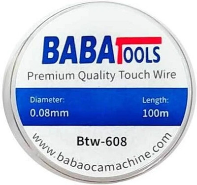 BABATOOLS btw-608 premium quality touch wire 0.08mm l100m 25 W Simple(Round Tip)