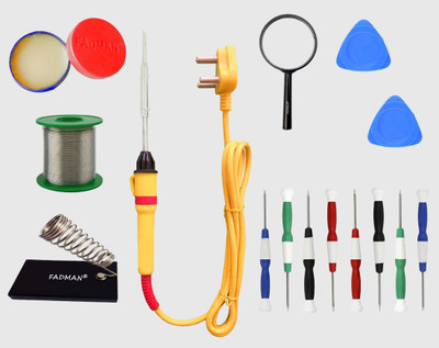 FADMAN SOLDERING KIT WITH MOBILE OPENER TY-3 PACK OF 7 25 W Simple(Flat Tip)