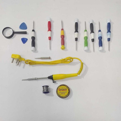 vtronix SOL 25 WATT YELLOW KIT PACKOF5 25 W Simple(Round Tip)