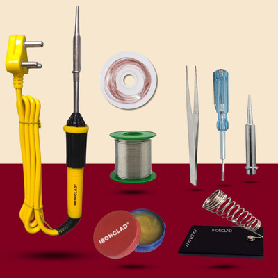 Ironclad Pro 8-in-1 Mobile Soldering Master Kit 25 W Simple(Flat Tip)