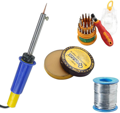 VMTRONIX 8W SOLDERING IRON WITH SCREWDRIVER KIT 31 IN ONE 8 W Simple(Round Tip)