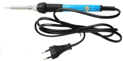 GoodsBazaar Tool Kit For Mobile Repairing and Professional Use (60 Watt Soldering Iron) BLUE 60 W Temperature Controlled(Conical, Pointed Tip)