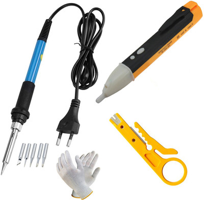 Digital Craft Electric Iron 60W,Detector Sensor Tester Pen, Stripper 60 W Temperature Controlled(Pointed Tip)