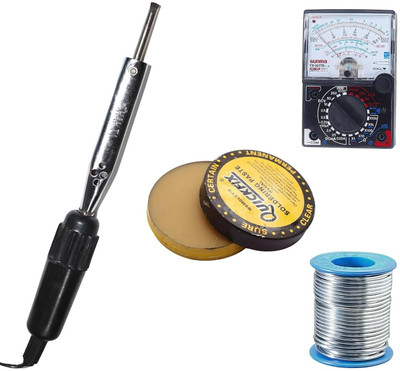 VMTRONIX 10WSOLDERINGIRONANALOGMULTIMETERKIT 10 W Simple(Flat Tip)