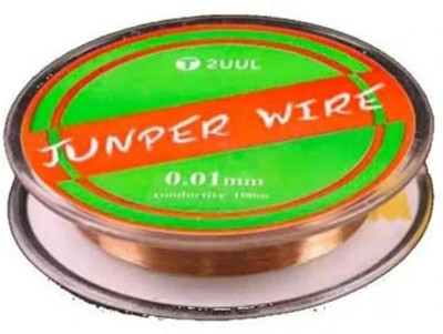 BABATOOLS 2UUL Ultrafine Jumper Wire 100m FX 001MM 25 W Simple(Round Tip)