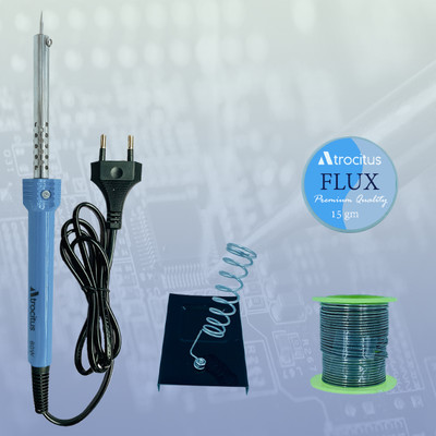 Atrocitus ATR100 Soldering Iron 60 watt Precision & Efficient Performance for Electronics 60 W Simple(Pointed Tip)