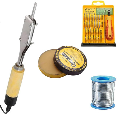 VMTRONIX SOLDERING IRON 65 W WITH SCREWDRIVER SET 32 IN ONE 60 W Simple(Pointed Tip)