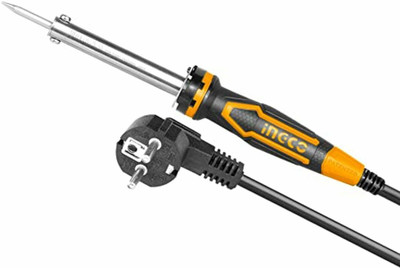 INGCO Electric Soldering Iron SI0248 with Replaceable Tip, Mica Heating Core 40 W Simple(Pointed Tip)