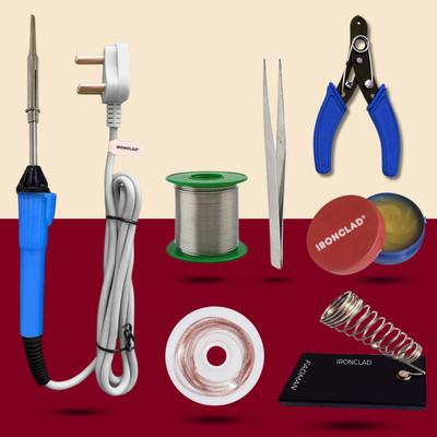 Ironclad Pro 7-in-1 Mobile Soldering Master Kit 25 W Simple(Flat Tip)