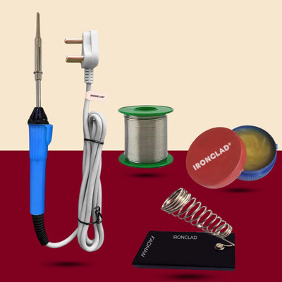 Ironclad Pro 4-in-1 Mobile Soldering Master Kit 25 W Simple(Flat Tip)