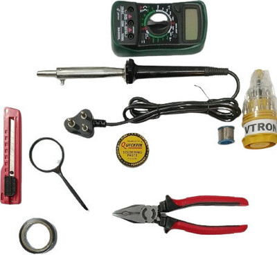 vtronix SOL 125 ROUND KIT WITH 830 L MULTIMETER 125 W Simple(Round Tip)