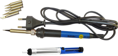 Inditrust Temperature Controlled 60W Adjustable Soldering Iron 220 W Temperature Controlled 220 W Temperature Controlled with Soldering Pump (Conical Tip) Paock of 2 220 W Temperature Controlled(Round Tip)