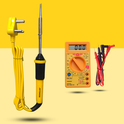 Ironclad Combo Kit 2-in-1 Mobile Soldering Iron Master Kit 25 W Simple(Flat Tip)