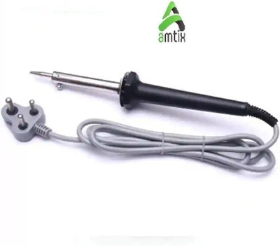 AMTIX 60W Soldering Iron, Soldering Wire 60 W Temperature Controlled(Round Tip)
