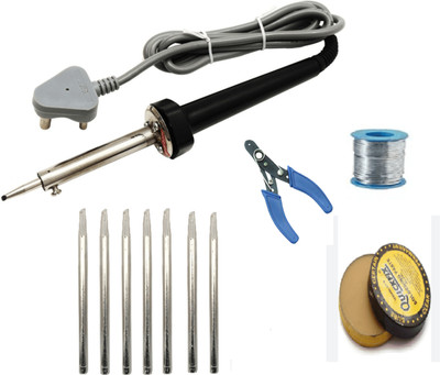 VMTRONIX 60W7SPAREBITSCUTTERSOLDERWIREPASTE 60 W Simple(Conical Tip)