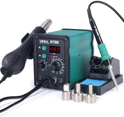 Dhanversha Traders 878D 50 W Temperature Controlled(Pointed Tip)