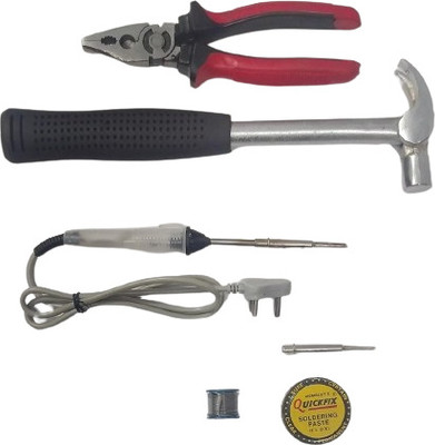 vtronix SOL LED KIT PACKOF6 (WITH LED IRON AND HAMMER) 25 W Simple(Round Tip)