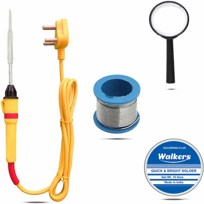 Walkers WKCB36M1 4in1 25W Soldering Iron Machine Combo Kit Equipment Tool Machine 25 W Simple(Flat Tip)