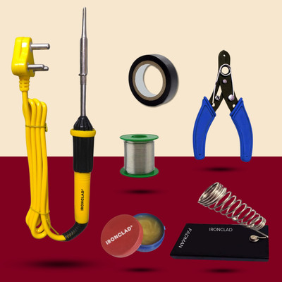 Ironclad Pro 6-in-1 Mobile Soldering Master Kit 25 W Simple(Flat Tip)