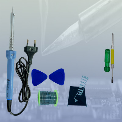 Atrocitus ATR072 Soldering Iron 60 watt Precision & Efficient Performance for Electronics 60 W Simple(Pointed Tip)