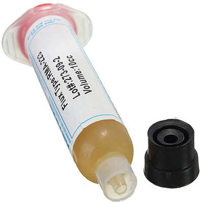 SYMFONIA 1 Piece Solder Flux Paste, RMA-223 PCB PGA BGA SMD Soldering Flux Paste, 10CC Syringe convenient Tube(Pack of 1) 0 W Simple(Round Tip)