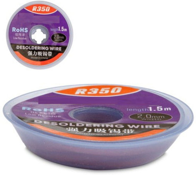 BABATOOLS Desoldering Wire R-350 2.0mm 1.5m 25 W Simple(Round Tip)