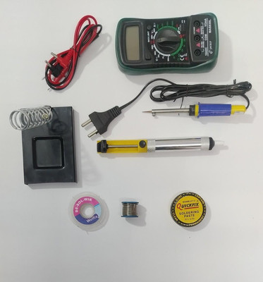vtronix 8 WATT SOL KIT PACKOF7 WITH 830L MULTIMETER 8 W Simple(Pointed Tip)