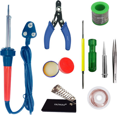FADMAN Pack of 9 Type 9 Basic Soldering Iron Kit 60 W Simple(Flat Tip)