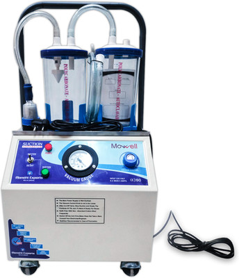 Jetflon Electric Suction Machine with Double Polycarbonate Jar M.S. Powder Coated Body 2000 ml Solution Basin(Pack of 1)