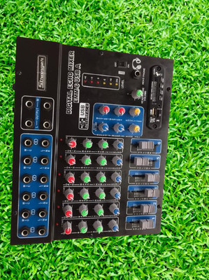 soundcraft EMM 6 Channel Echo Mixer crisp sound with digital system with bluetooth Analog Sound Mixer